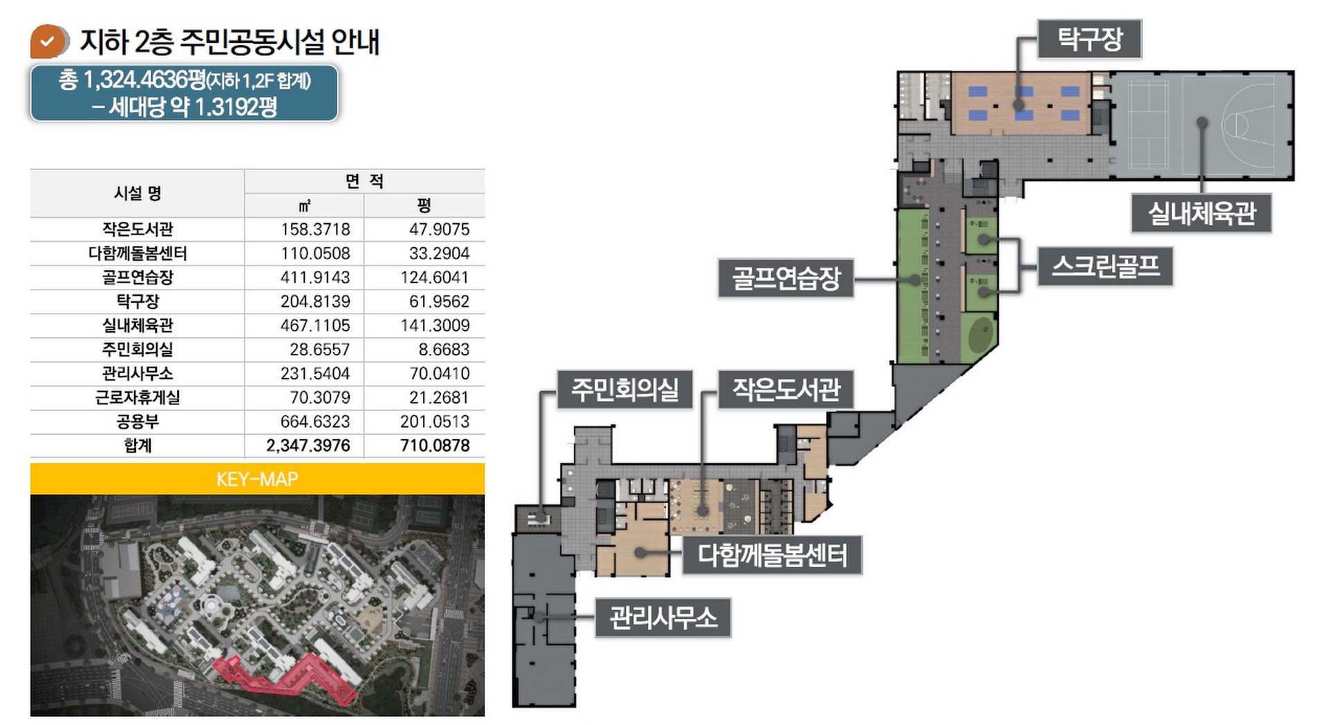 지하 2층 주민공동시설